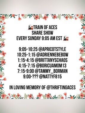 Saturday 9:25 am CST Share TRAIN